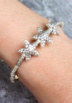 925 sterling silver starfish bracelet