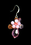 handmade crystal beaded earrings