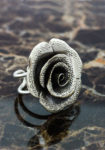 genuine 925 sterling silver rose ring for us uk canada nz australia