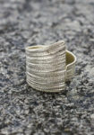 sterling silver wide band rings